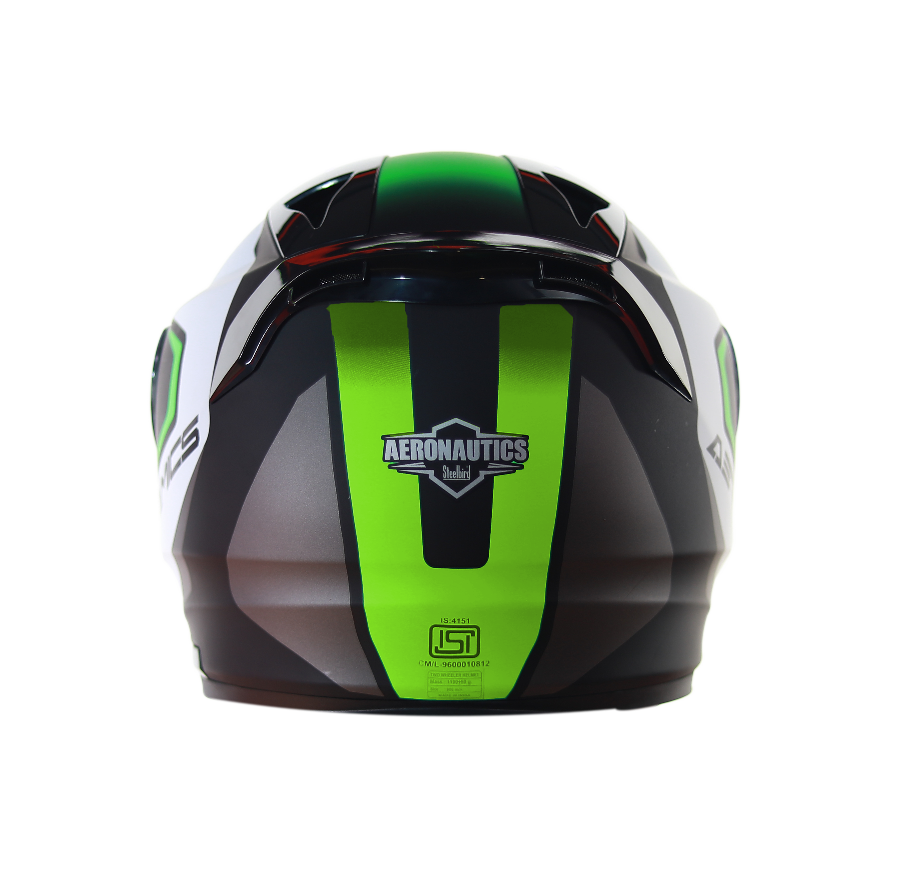 SA-1 Aerodynamics Mat Black/Neon With Anti-Fog Shield Gold Night Vision Visor (Fitted With Clear Visor Extra Gold Night Vision Anti-Fog Shield Visor Free)